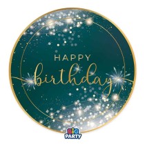 Piatto di Carta 18cm Happy Birthday Glamour 6pz Happy Birthday Glamour