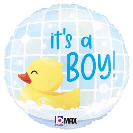Palloncino in Foil 18" Paperella "It's a Boy!" Nascita e Battesimo Grabo