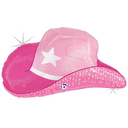 Palloncino in Foil 30" Super Shape Cappello da Cowgirl Generici Grabo