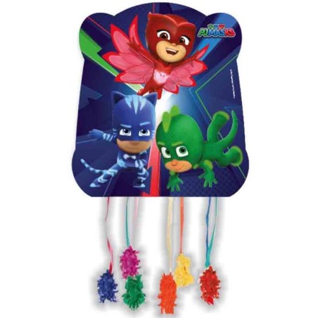 Pignatta in Cartoncino PJ Masks "Pinata" 28cm x 33cm Pignatte Personaggi