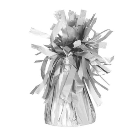 Pesetto Ciuffo in Foil Argento Satinato 4pz Pesetti Ciuffo