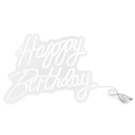 Decorazione Neon LED Happy Birthday Decorazioni Led