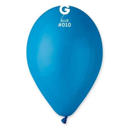 Palloncino in Lattice 12" G110 Azzurro "Blue 010" 50pz Gemar Standard 12" G110
