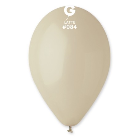 Palloncino in Lattice 12" G110 Latte "Milk 084" 50pz Gemar Standard 12" G110