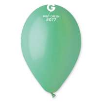 Palloncino in Lattice 12" G110 Verde Menta "Mint Green 077" 50pz Gemar Standard 12" G110