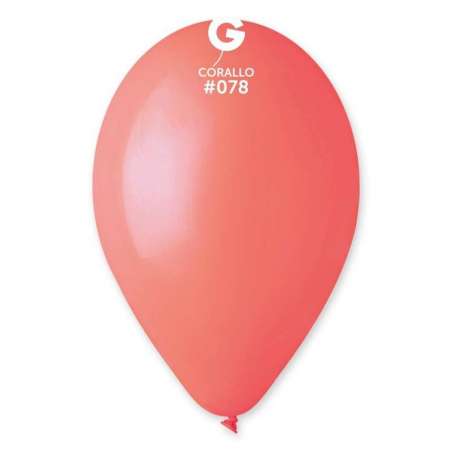 Palloncino in Lattice 12" G110 Corallo "Corallo 078" 50pz Gemar Standard 12" G110
