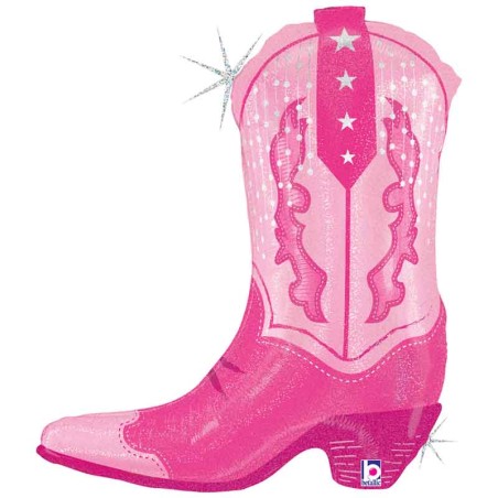 Palloncino in Foil 33" Super Shape Stivale da Cowgirl Generici Grabo