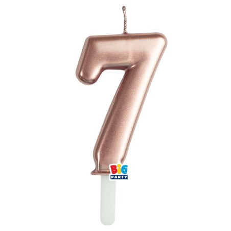 Candelina Tiny Plump 7cm Rose Gold Metallizzato N.7 Tiny Plump Rose Gold Metallizzato 7cm