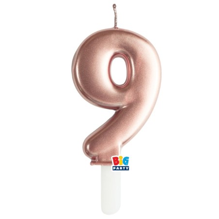 Candelina Tiny Plump 7cm Rose Gold Metallizzato N.9 Tiny Plump Rose Gold Metallizzato 7cm