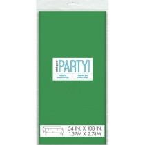 Tovaglia di Plastica 137x274cm Verde Smeraldo Verde "Green"