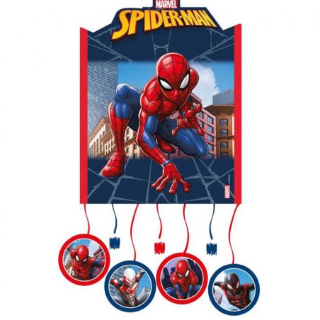 Pignatta in Cartoncino Spider-Man "Pinata" 21cm x 27cm Pignatte Personaggi