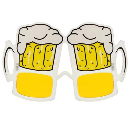 Occhiali Sagomati Boccale di Birra "Beer" Oktoberfest Birra