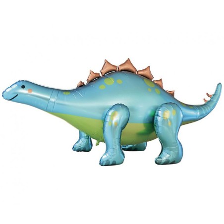 Palloncino in Foil 94" Air Filled Dinosauro 3D "Stegosauro" Palloncini Tema Dinosauro