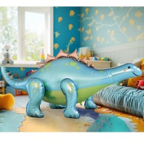 Palloncino in Foil 94" Air Filled Dinosauro 3D "Stegosauro" Palloncini Tema Dinosauro