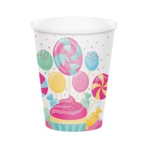 Bicchiere di Carta 250ml con Caramelle "Candy Bouquet" 8pz Caramelle "Candy Bouquet"