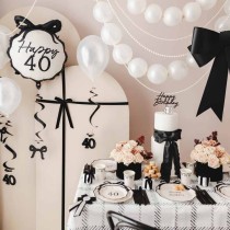 Piatto di Carta 18cm Hello 60 "Elegant Milestone" 6pz Elegant Milestone Birthday