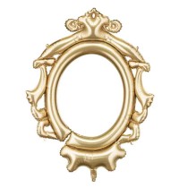Palloncino in Foil 48" Cornice Selfie Specchio Oro Cornici Selfie