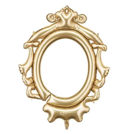 Palloncino in Foil 48" Cornice Selfie Specchio Oro Cornici Selfie