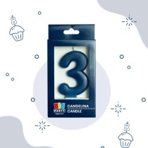 Candelina Tiny Plump 7cm Blu Navy N.5 Tiny Plump Blu Navy 7cm