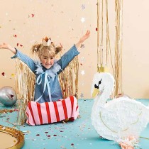Pignatta in Cartoncino Rigido sagomata Cigno "Pinata" Pignatte Fantasia