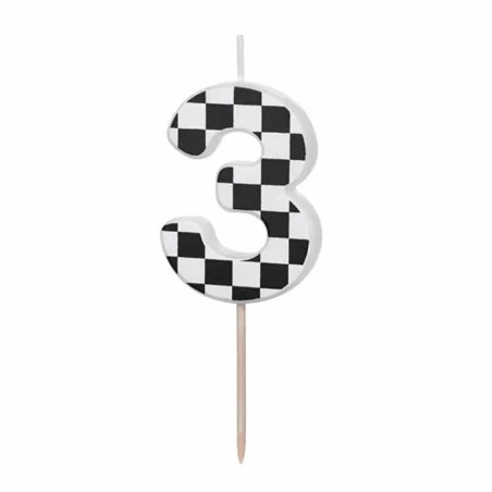 Candelina 5.5cm Scacchi "Chess" N.3 Scacchi 5.5cm