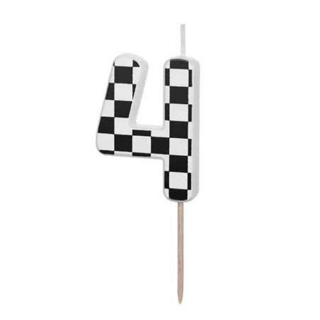 Candelina 5.5cm Scacchi "Chess" N.4 Scacchi 5.5cm