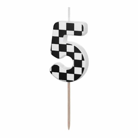 Candelina 5.5cm Scacchi "Chess" N.5 Scacchi 5.5cm