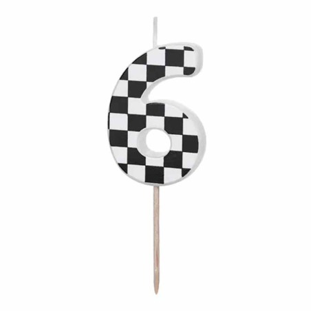Candelina 5.5cm Scacchi "Chess" N.6 Scacchi 5.5cm