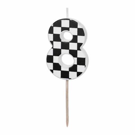 Candelina 5.5cm Scacchi "Chess" N.8 Scacchi 5.5cm