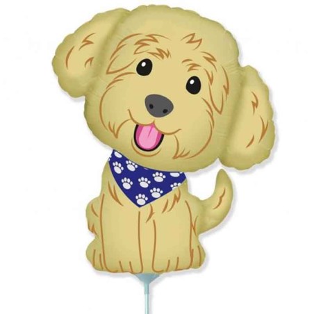 Palloncino in Foil 14" Mini Shape Cane Barboncino Animali (Fattoria e Domestici)