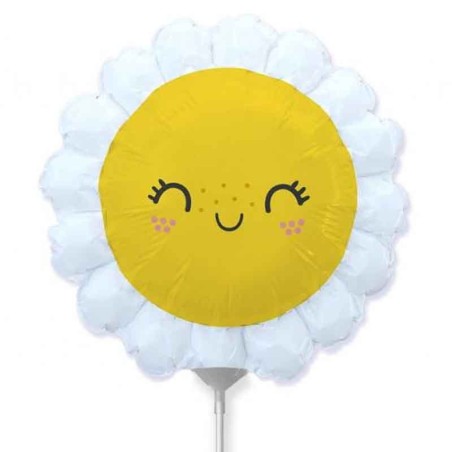 Palloncino in Foil 14" Mini Shape Fiore Margherita Sole "Sun" Piante e Fiori
