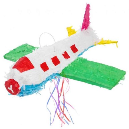 Pignatta in Cartoncino Rigido sagomata Aeroplano "Pinata" Pignatte Fantasia