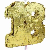 Pignatta in Cartoncino Rigido sagomata N.18 "Pinata" Pignatte Serie Numerali