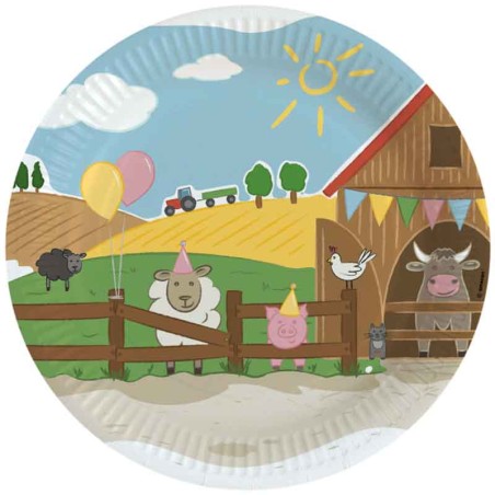 1 set di palloncini per animali da fattoria, palloncini per mucca/maiale in cartone con palloncino con numeri cremosi per decorazioni per feste di compleanno per animali da fattoria per bambini