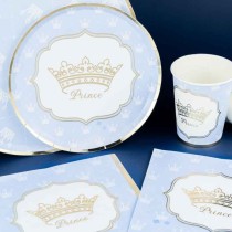 Bicchiere di Carta 250ml Principe Celeste 6pz Nascita Principe