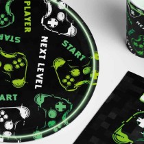 Piatto di Carta 18cm Videogame 6pz Videogame