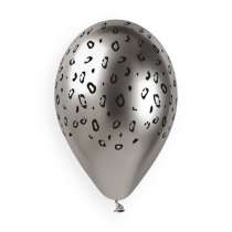 Palloncino in Lattice 13" GBS120 Shiny Assortito con Stampa Safari 5pz Giungla Party