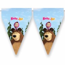 Festone Bandierina Masha e Orso 3mt Masha e Orso