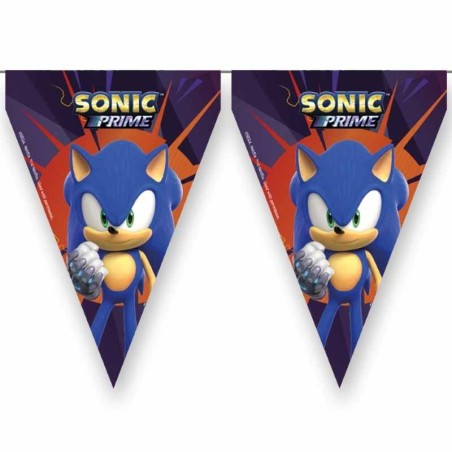Festone Bandierina Sonic Prime 3mt Sonic