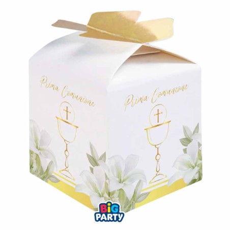 Mini Box Porta Confetti Prima Comunione 10pz Accessori Tavola Comunione