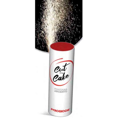 Grande Fontana Argento "Cut The Cake" Fontane Generiche