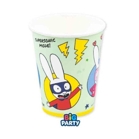 Bicchiere di Carta 250ml Simon 6pz Simon