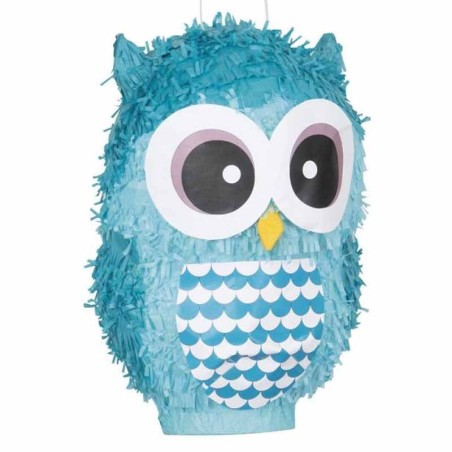 Pignatta in Cartoncino Rigido sagomata Gufo "Pinata" Pignatte Fantasia
