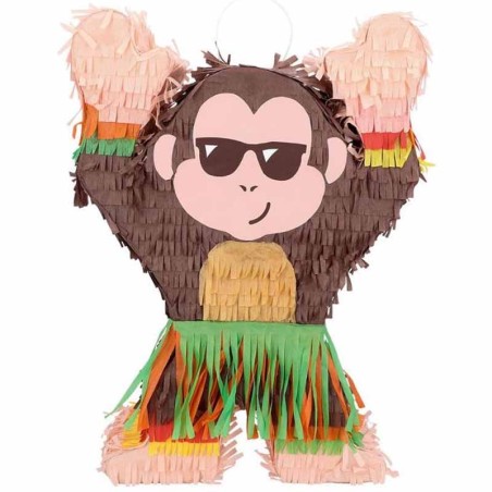 Pignatta in Cartoncino Rigido sagomata Scimmia "Pinata" Pignatte Fantasia