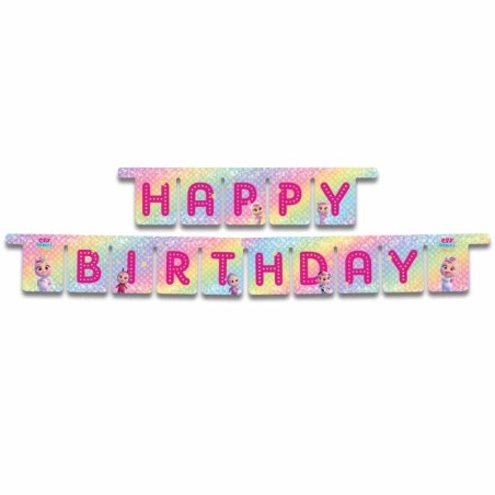 Festone Happy Birthday Carta con Cry Babies 3mt Cry Babies