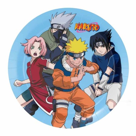 Piatto di Carta 18cm Naruto 8pz