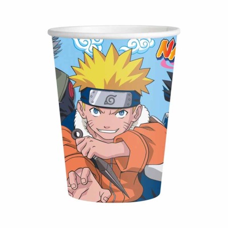 Bicchiere di Carta 250ml Naruto 8pz