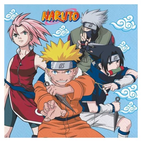 Tovagliolo di Carta 33x33cm con Naruto 20pz