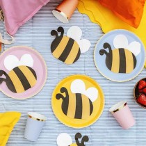 Tovagliolo di Carta 32x33cm sagomato Ape 12pz Ape "Bee Day"