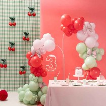 Palloncino in Foil 14" Fiocco Rosso 5pz Novità Giugno 2025